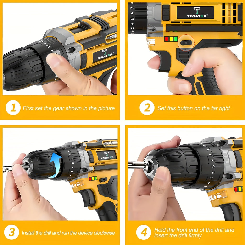 Tegatok full power tool set