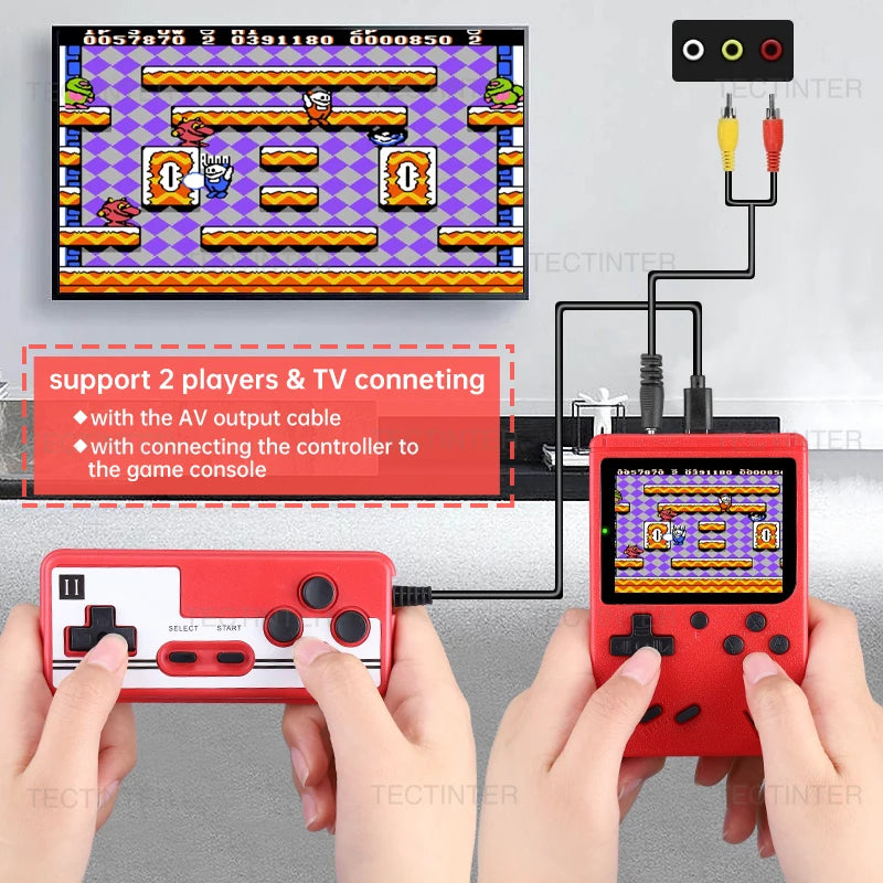 Portable Retro 8-bit Mini Video Game Console