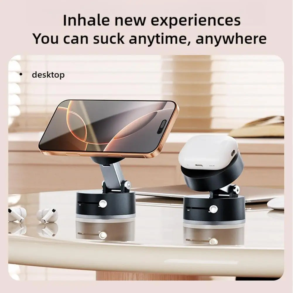 Double Sided foldable Suction Cup Magnetic Phone Holder