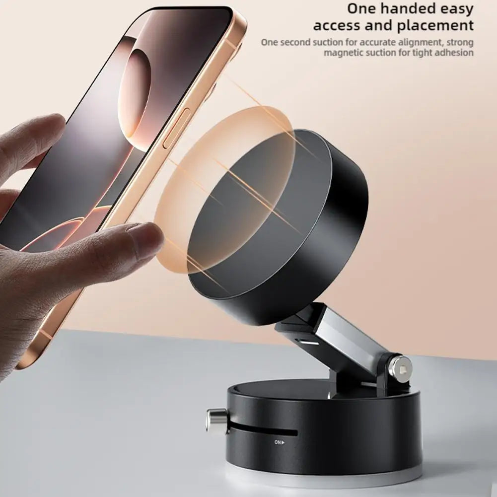 Double Sided foldable Suction Cup Magnetic Phone Holder