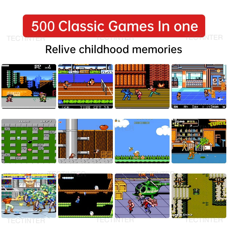 Portable Retro 8-bit Mini Video Game Console