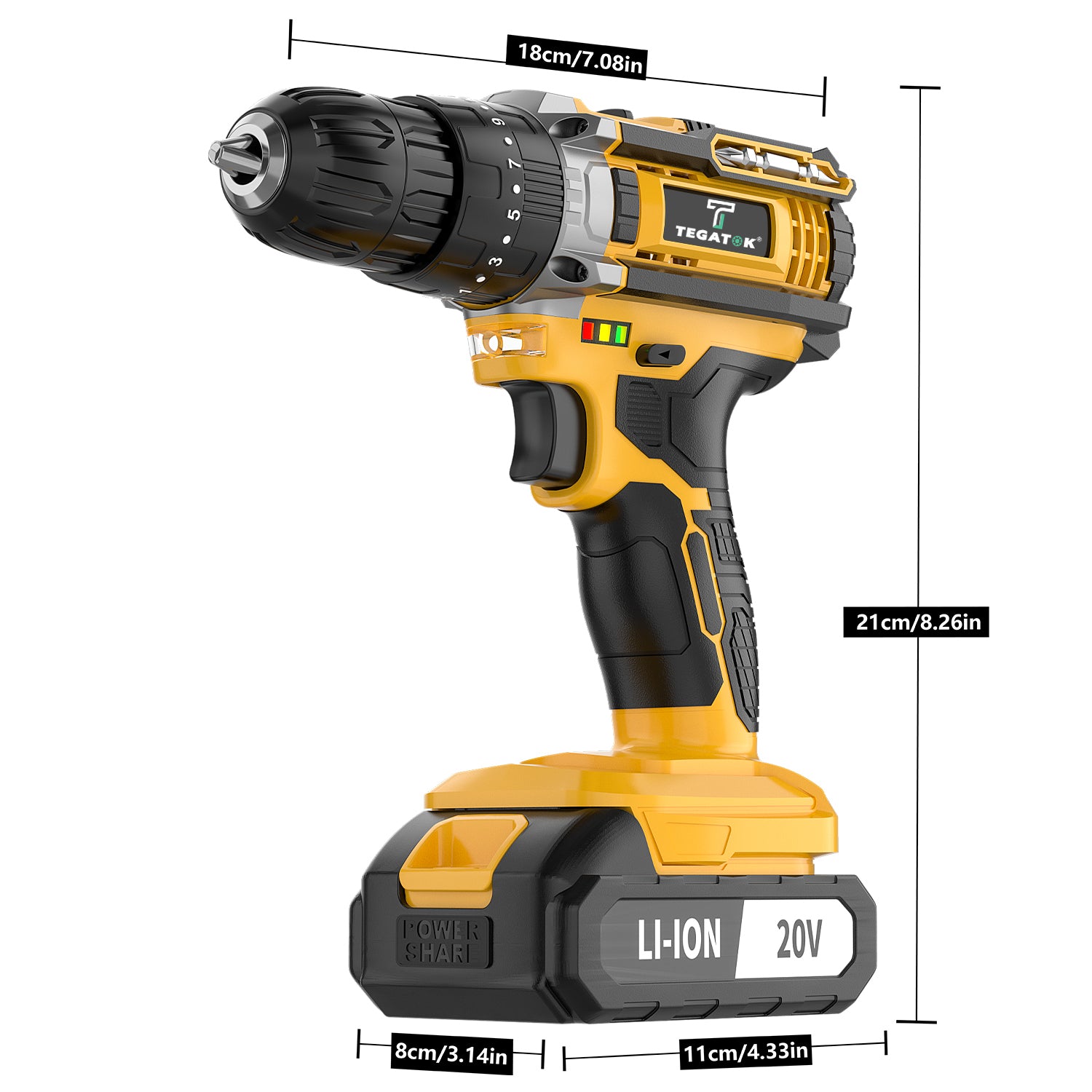 Tegatok full power tool set